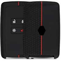 kwmobile Funda de Silicona Compatible con Renault Llave de Coche Smart Key de 4 Botones (Solo Keyless Go) - Carcasa…